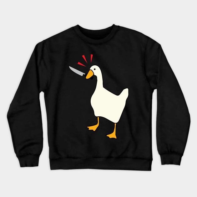 Goose knife Crewneck Sweatshirt by DreamPassion